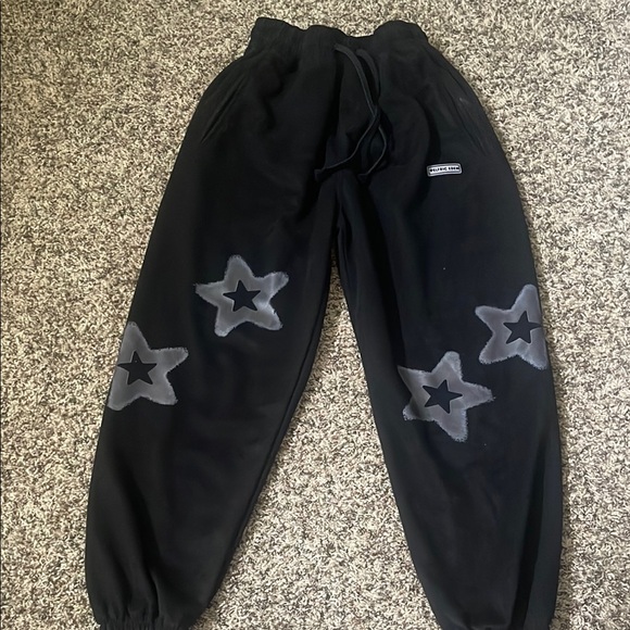 Aelfric Eden Sweatpants Star Graphic Drawstring Pants Casual Jogger/ unisex - Picture 3 of 10
